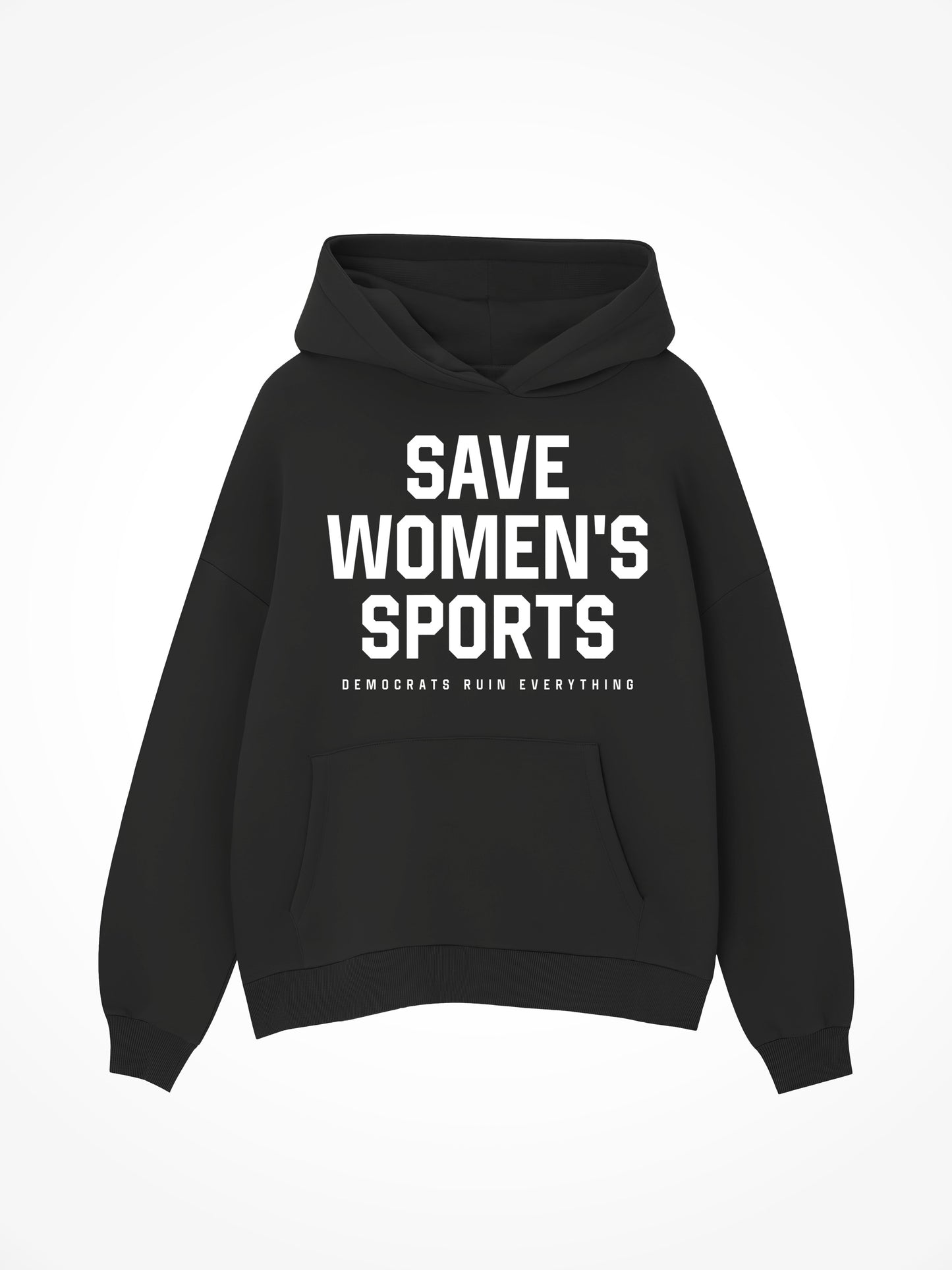 Save Womens Sports - Black Hoodie
