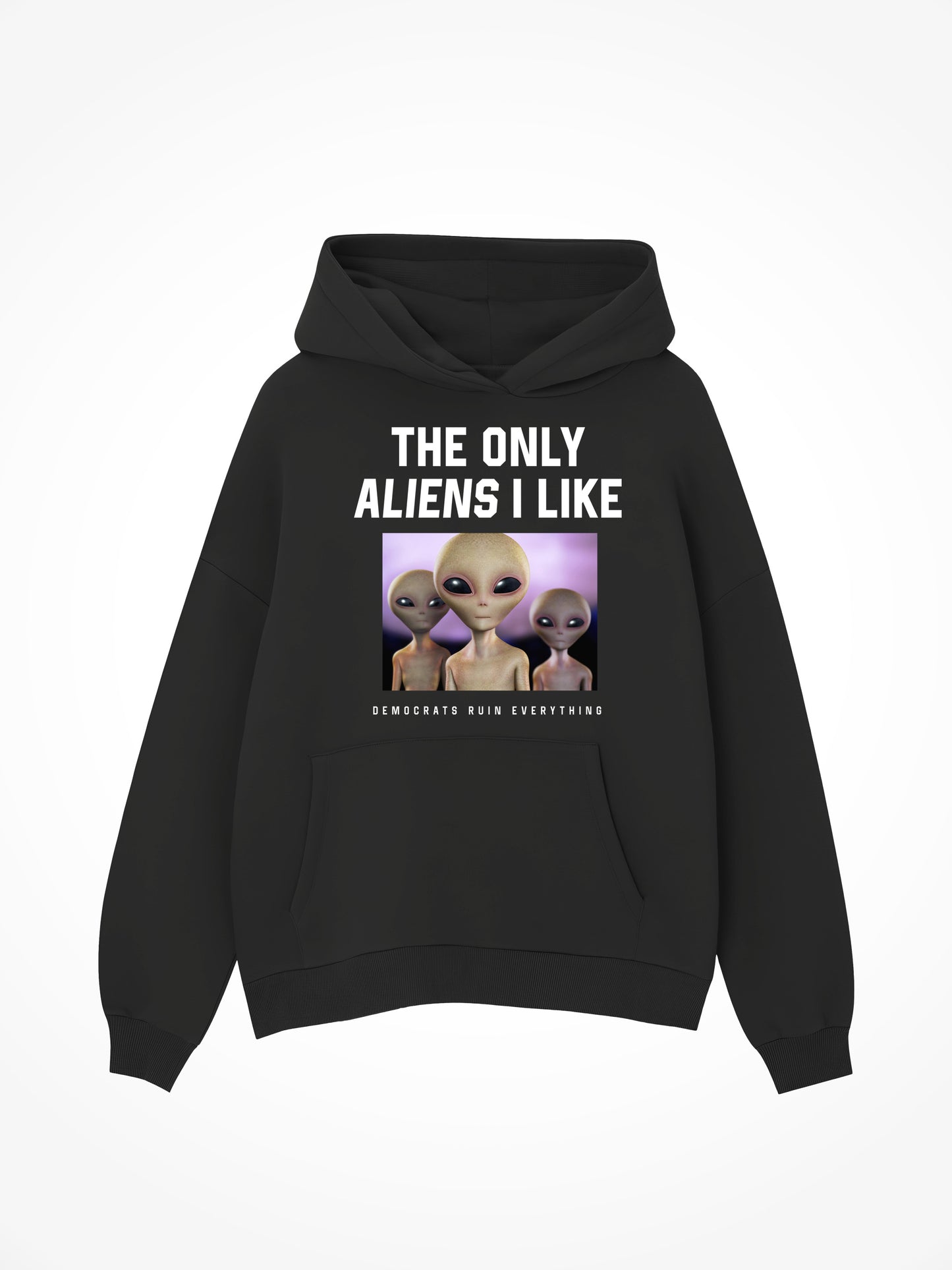 The Only Aliens I Like - Black Hoodie