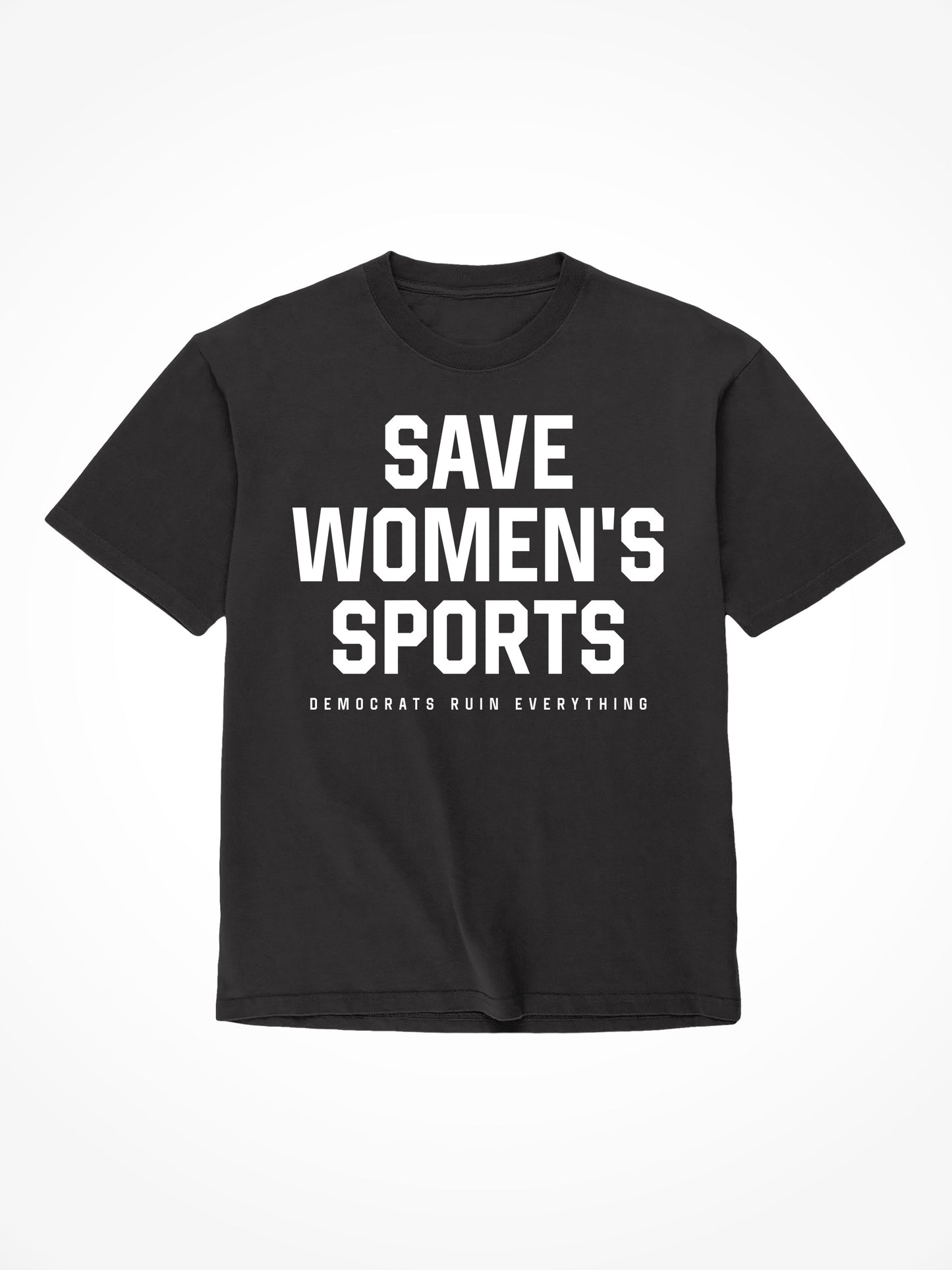 Save Womens Sports - Black T-Shirt